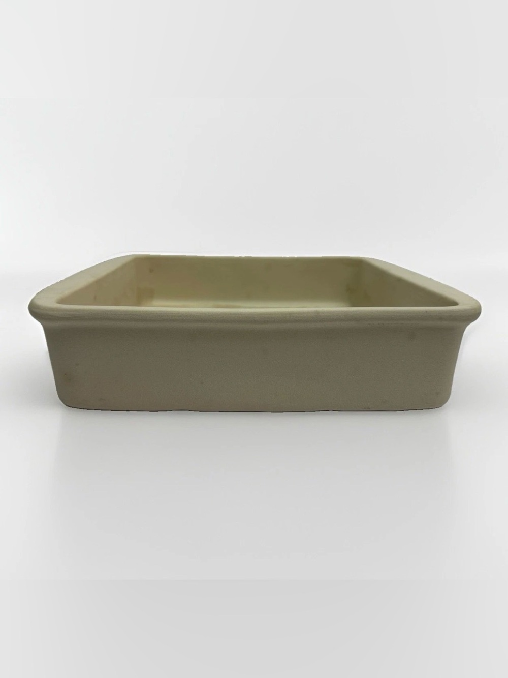 Pampered Chef Family Heritage Stoneware Square Baker Baking Dish USA 11.25"